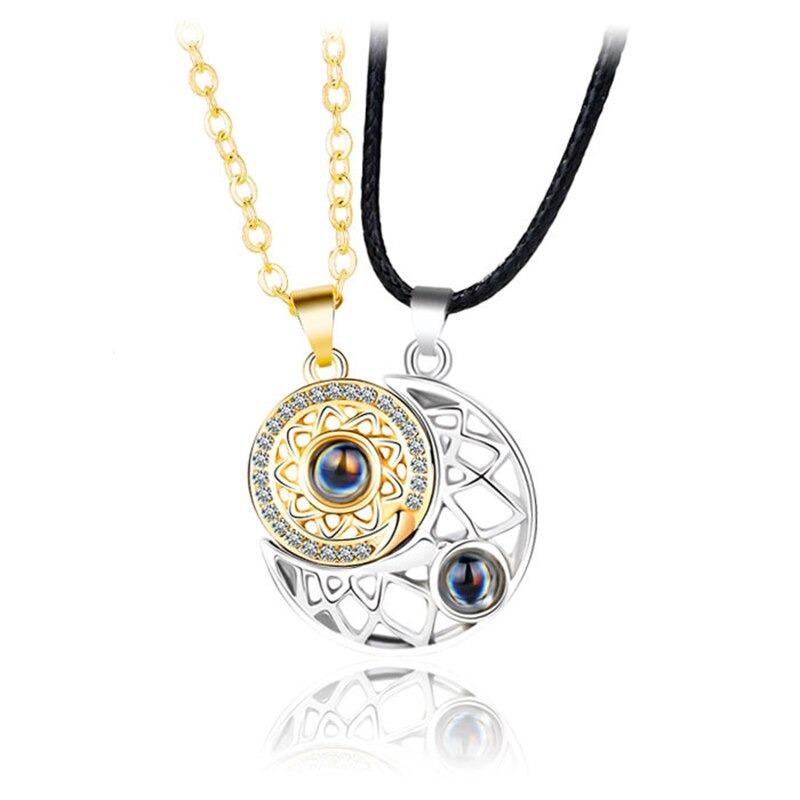Colar Couple Sol e Lua - Pérolla Oficial